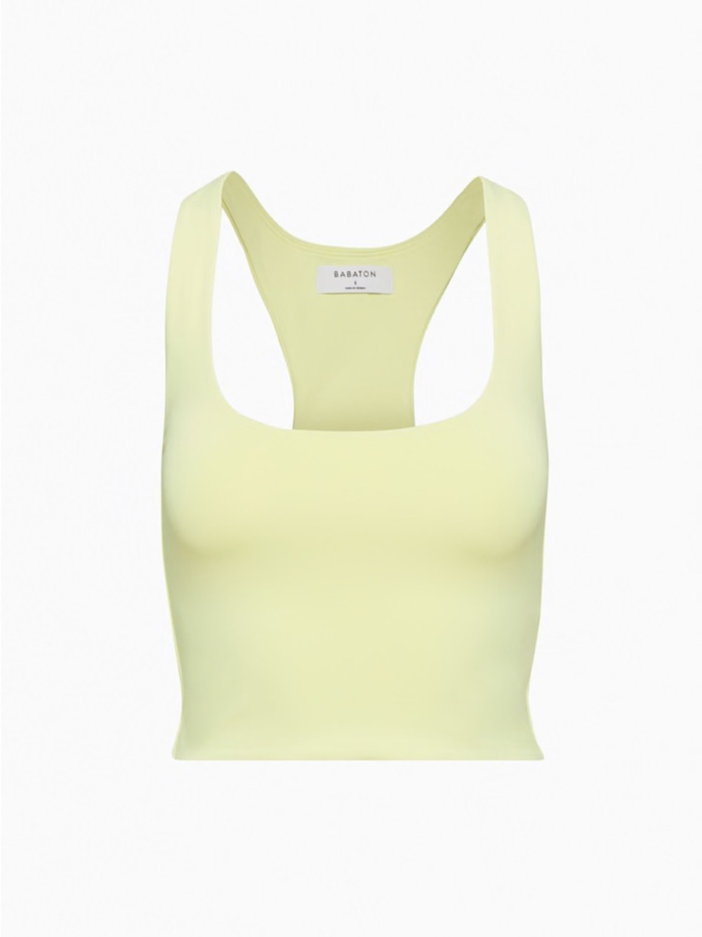 Babaton Contour Racer Tank - Chamomile Yellow